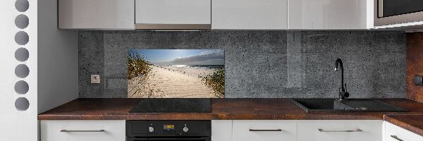 Cooker splashback Mrzeżyno beach