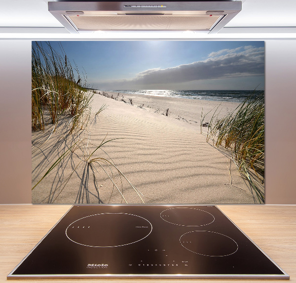 Cooker splashback Mrzeżyno beach