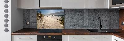 Cooker splashback Mrzeżyno beach