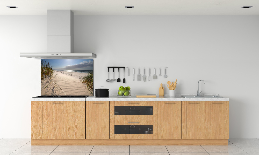 Cooker splashback Mrzeżyno beach