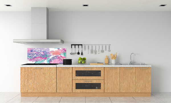 Kitchen splashback Magic Flowers