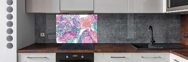 Kitchen splashback Magic Flowers