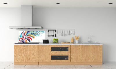 Cooker splashback Colorful pen