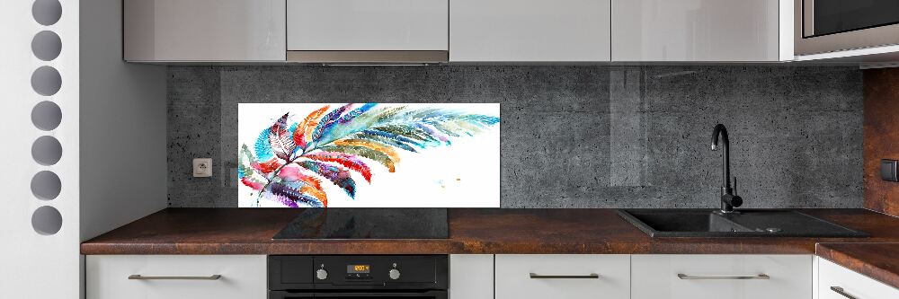 Cooker splashback Colorful pen