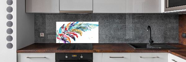 Cooker splashback Colorful pen