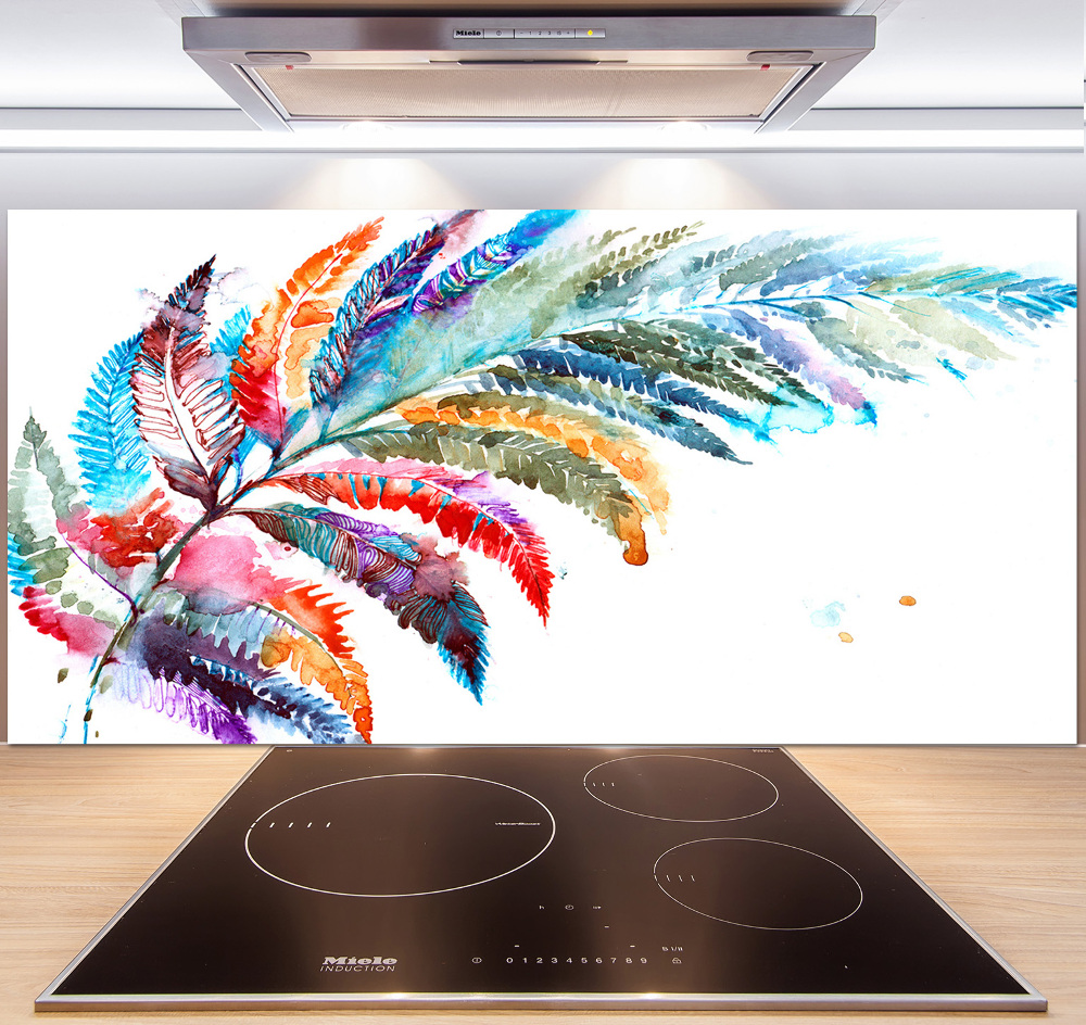 Cooker splashback Colorful pen