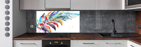 Cooker splashback Colorful pen