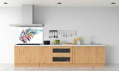 Cooker splashback Colorful pen