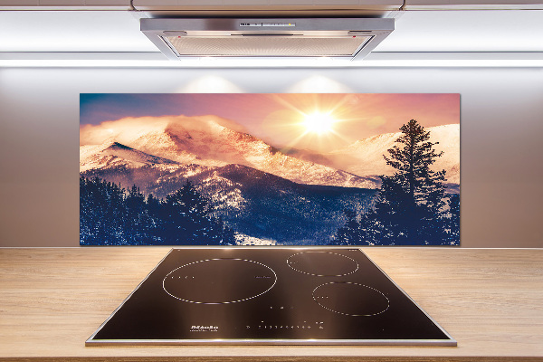 Cooker splashback Colorado mountains