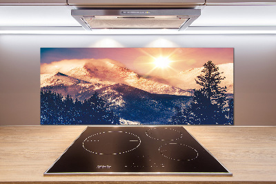 Cooker splashback Colorado mountains