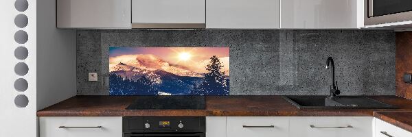 Cooker splashback Colorado mountains