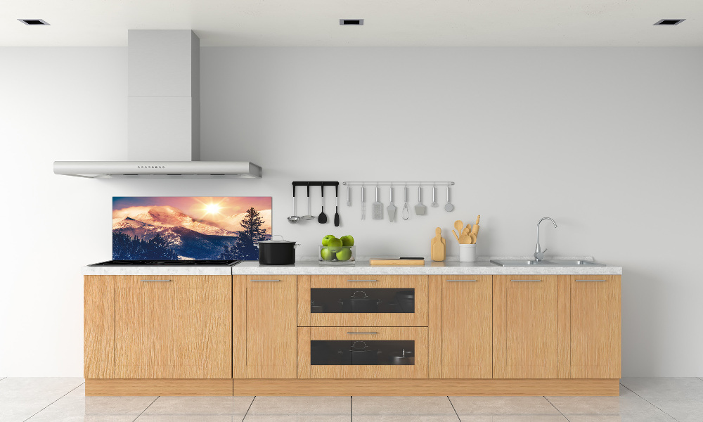 Cooker splashback Colorado mountains