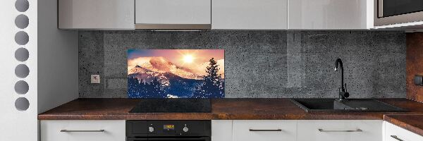 Cooker splashback Colorado mountains