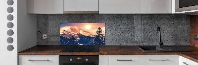 Cooker splashback Colorado mountains