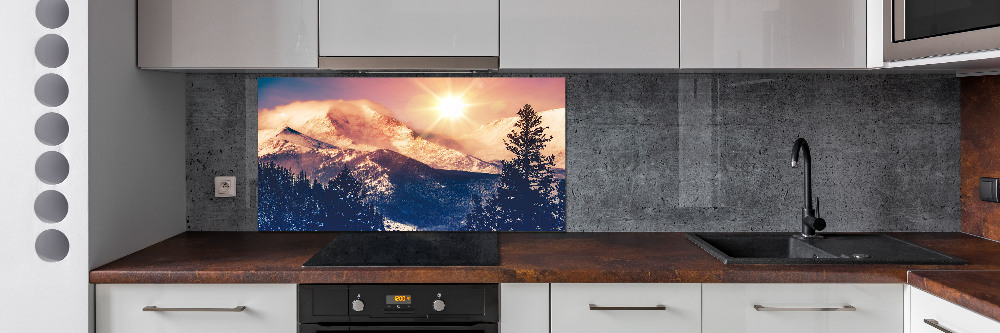 Cooker splashback Colorado mountains