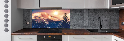 Cooker splashback Colorado mountains