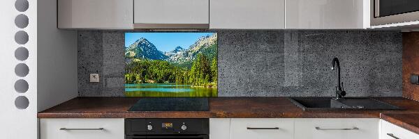 Cooker splashback Lake in the mountains