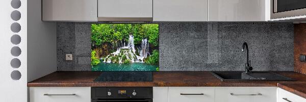 Cooker splashback Waterfall in the mountains