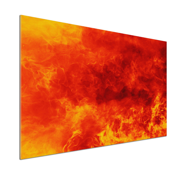 Kitchen wall panels Flames