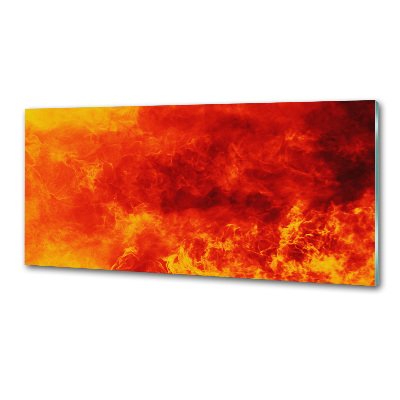 Kitchen wall panels Flames