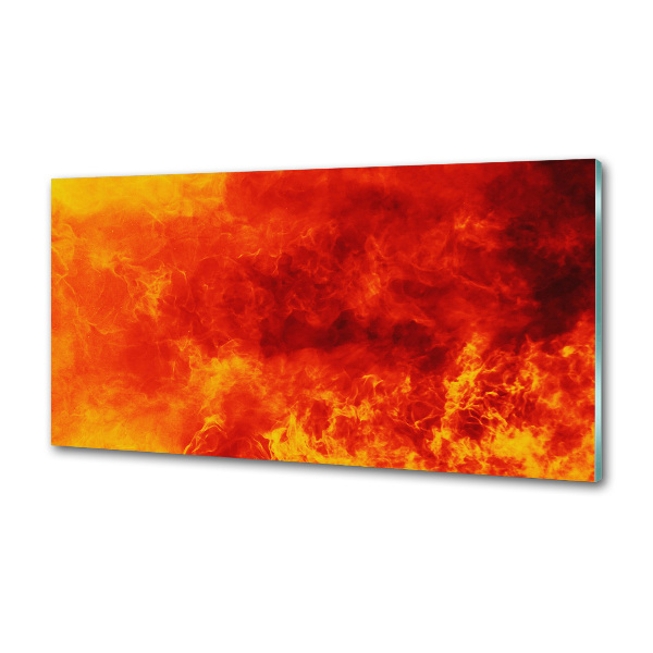 Kitchen wall panels Flames