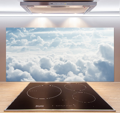 Cooker splashback Bird's flight clouds