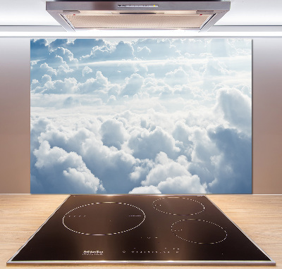 Cooker splashback Bird's flight clouds