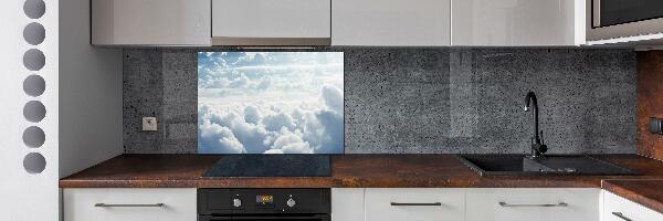 Cooker splashback Bird's flight clouds