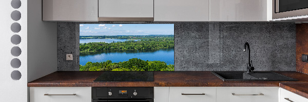 Cooker splashback Forest by the lake