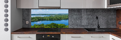 Cooker splashback Forest by the lake