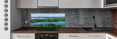 Cooker splashback Forest by the lake