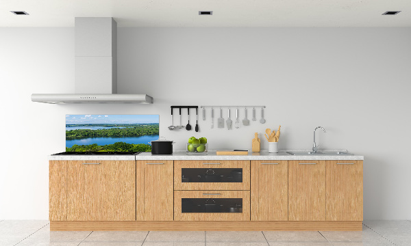 Cooker splashback Forest by the lake