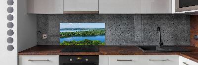 Cooker splashback Forest by the lake