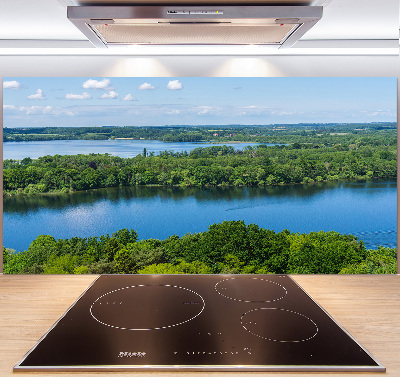 Cooker splashback Forest by the lake