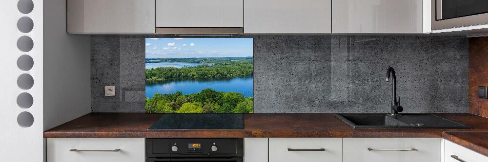 Cooker splashback Forest by the lake