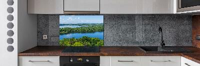 Cooker splashback Forest by the lake