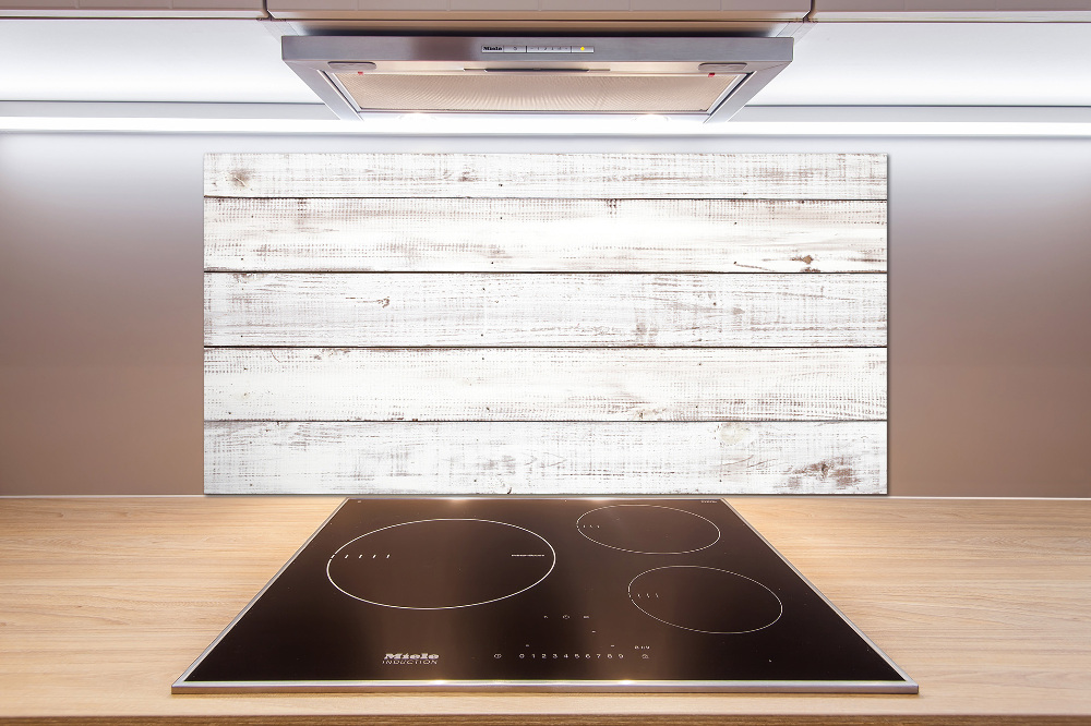 Cooker splashback Wooden wall