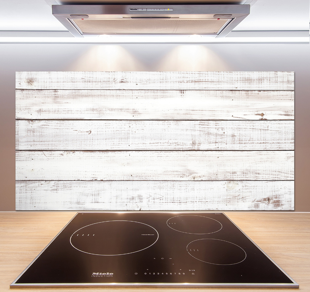 Cooker splashback Wooden wall