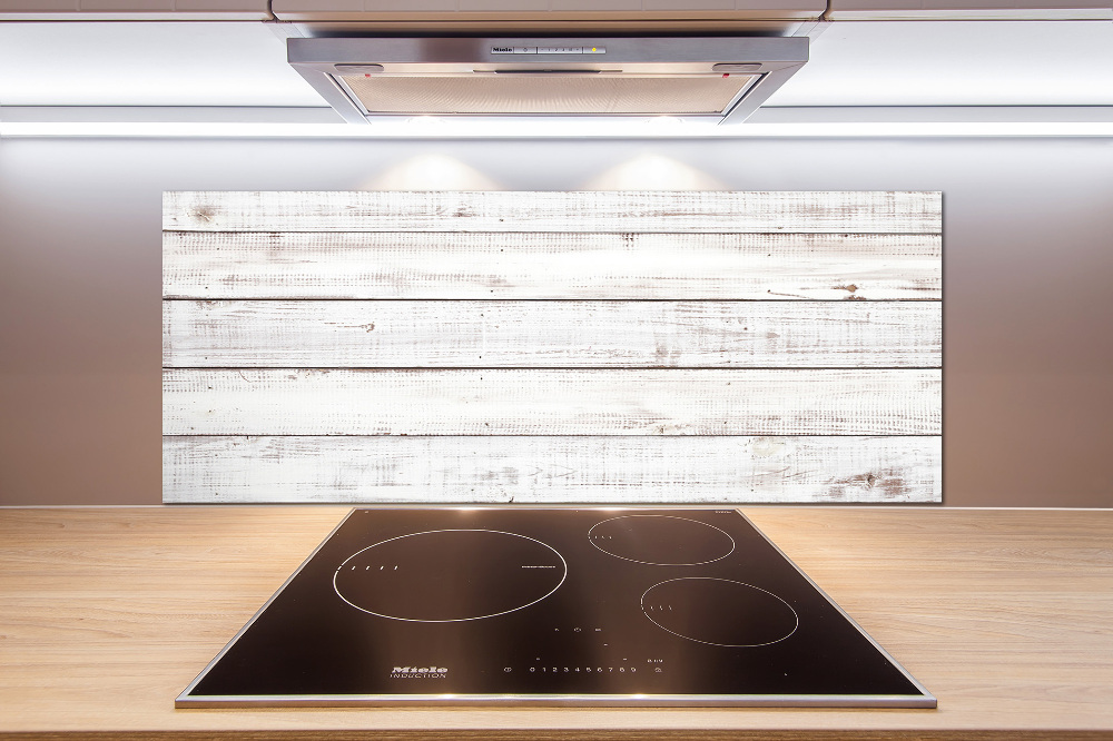 Cooker splashback Wooden wall