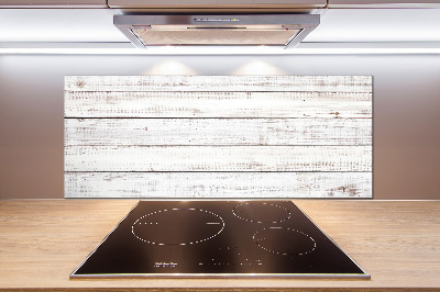 Cooker splashback Wooden wall