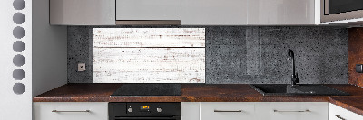 Cooker splashback Wooden wall