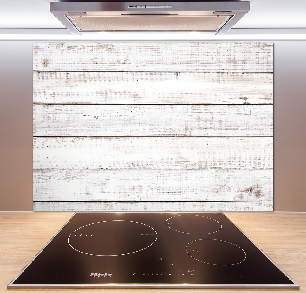 Cooker splashback Wooden wall