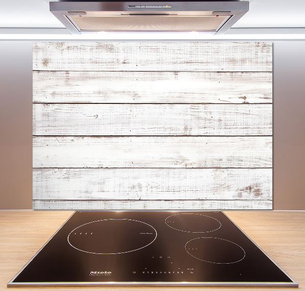 Cooker splashback Wooden wall