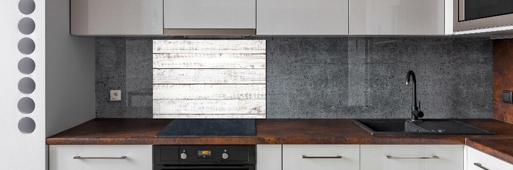 Cooker splashback Wooden wall