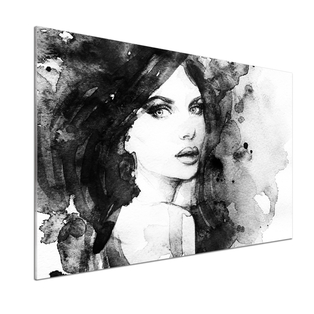 Kitchen wall panels Woman Portrait