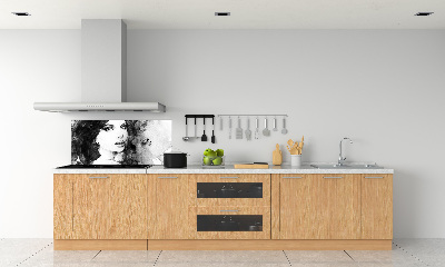 Kitchen wall panels Woman Portrait