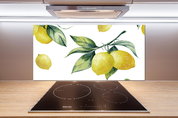 Kitchen splashback Lemons