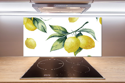 Kitchen splashback Lemons