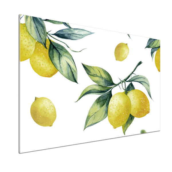 Kitchen splashback Lemons