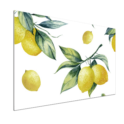 Kitchen splashback Lemons